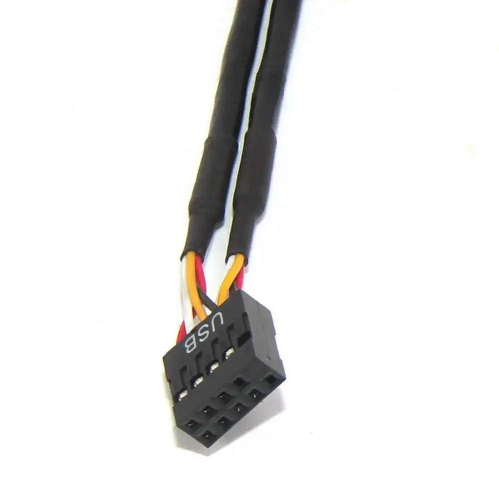 1-10 бр. 9-пинов USB конектор от 1 до 2 бр Пластмаса + метален материал Удължаване-сплитер кабел 9P гнездо-адаптер . ' - ' . 4