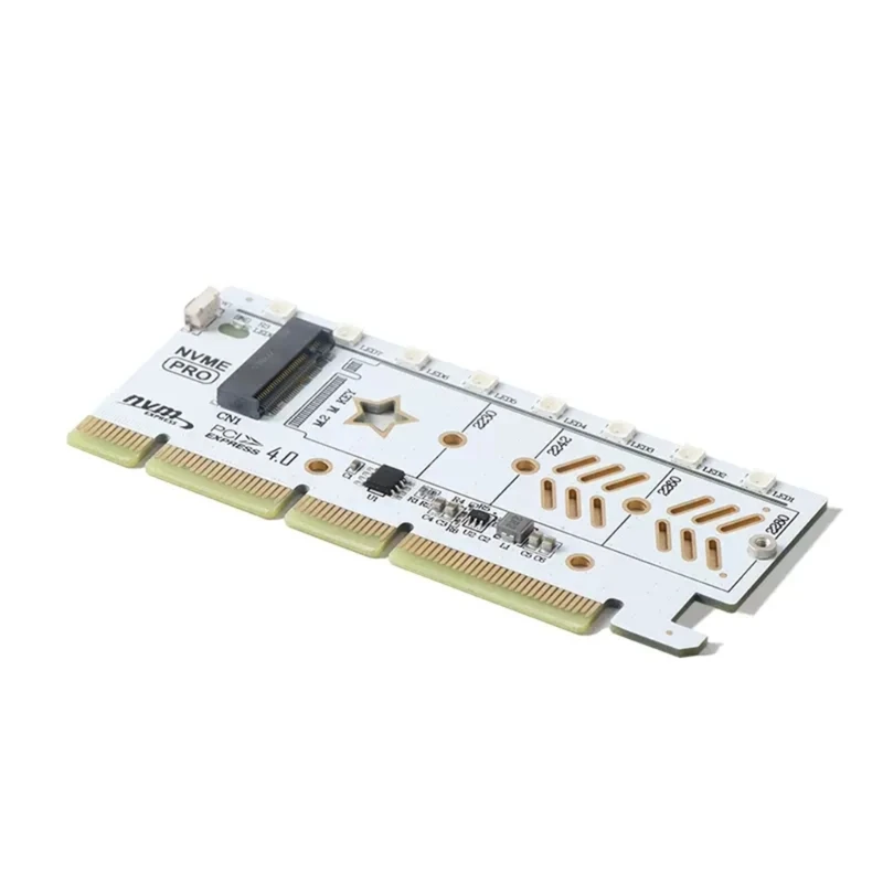 Адаптер NVMe PCIe, .2 NVME SSD за PCI-e 4.0 x16 Такса за разширяване на хост контролер за настолни КОМПЮТРИ Поддръжка 2230-2280 . ' - ' . 4