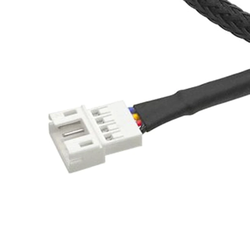 4-пинов черен кабел на вентилатора от дънната платка Y-образна ивица на PWM кабел на вентилатора линия компютър на Компютър Фен на Директна доставка . ' - ' . 4