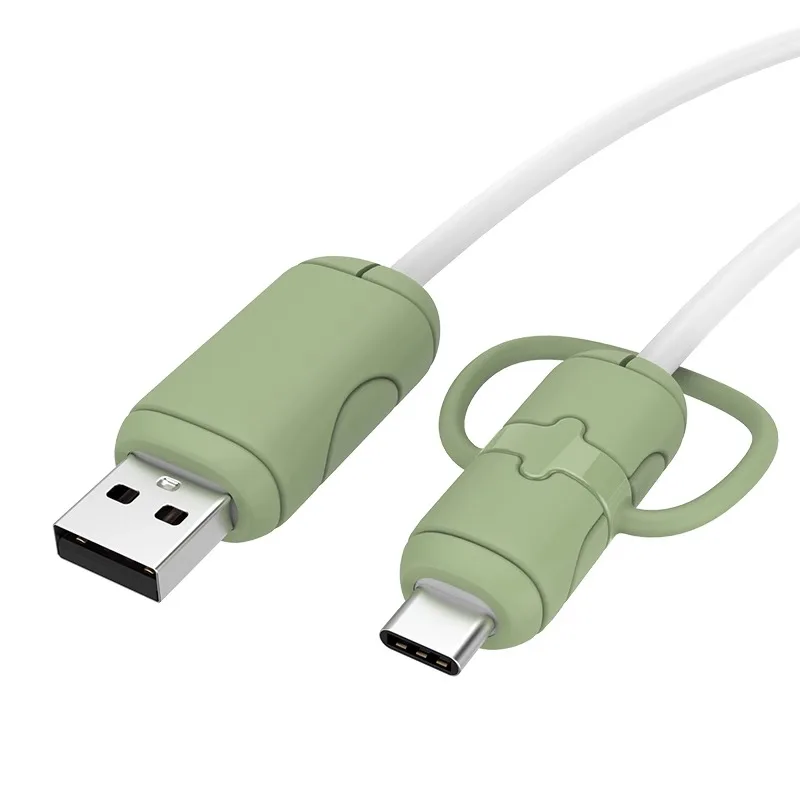 Силиконов защитен калъф за кабел за предаване на данни на мобилния телефон Тип, кабелна организатор USB кабел за данни, Зарядно устройство Line C Line Protector H3N1 . ' - ' . 4