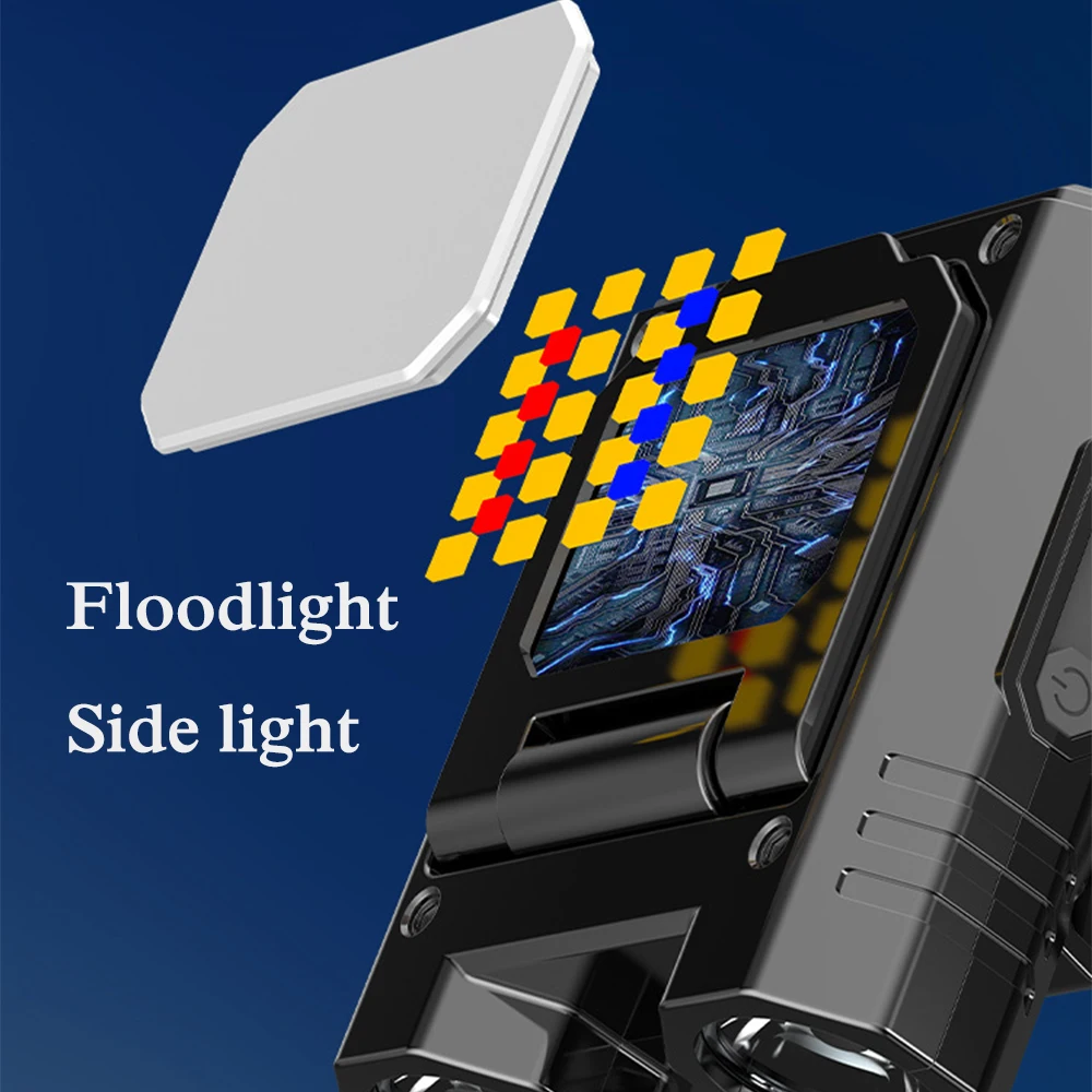 Интелигентна IR-датчик за движение, led налобный фенер със скоба за капаци, USB, акумулаторна батерия, червен, син фенер за нощен риболов, главоболие, фенерче . ' - ' . 4
