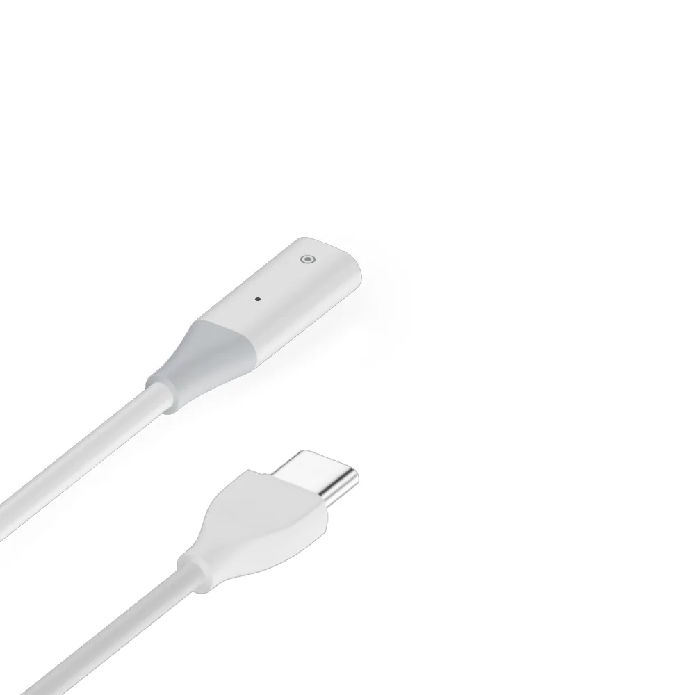 Кабел за зареждане USB-C от Jpeg USB-A Power Основната 0,5 М, 1 М за Apple Молив Бяла Електрическа Линия . ' - ' . 5