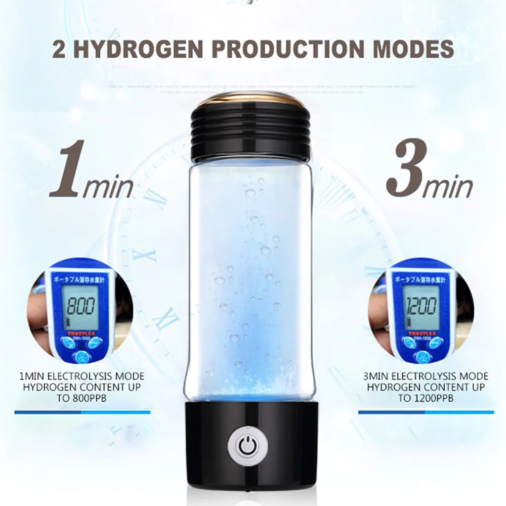 генератор на водород, пречистване на вода, стъкло, оригинален высококонцентрированный умен електролитни кана за вода с отрицателни йони . ' - ' . 5