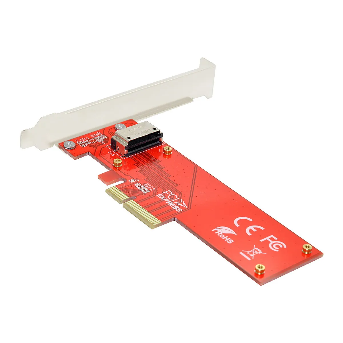 PCI-E4.0 4X хост-адаптер за линия NVMe 1U ГЕНЕРАЛ-Z EDSFF, кратък SSD устройство E1.S адаптер за носене . ' - ' . 5