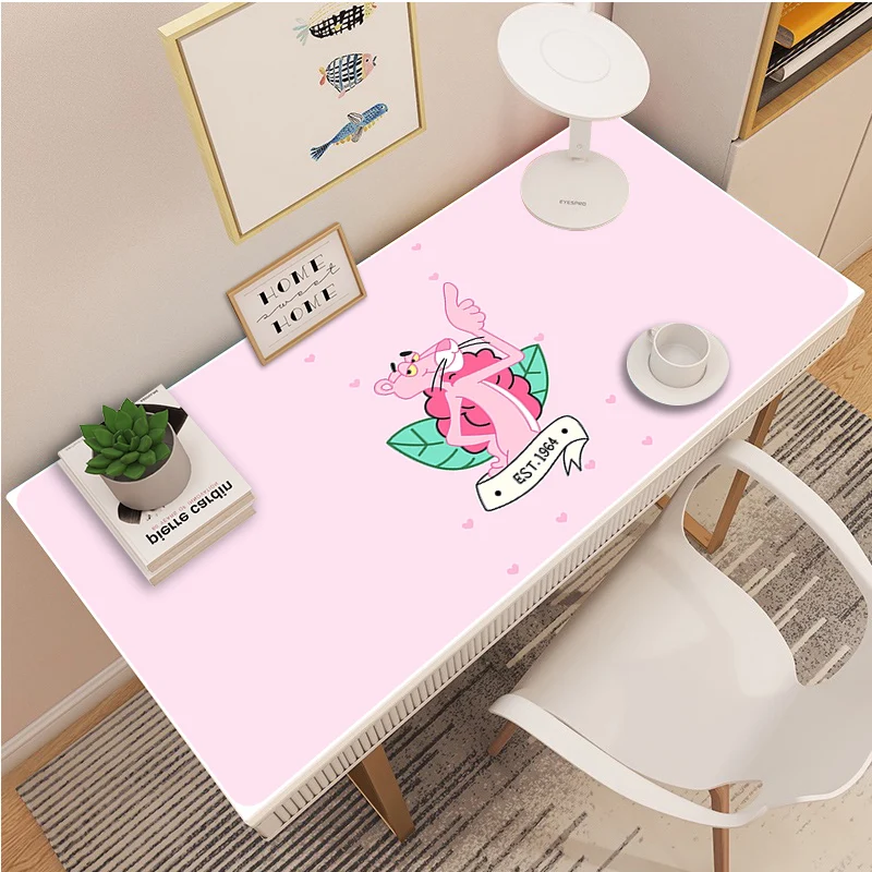 MINISO Розовата пантера вашите собствени подложки Здрава гумена подложка за мишка Размера на подложка за клавиатури Подложка за мишка за подарък на човек . ' - ' . 5