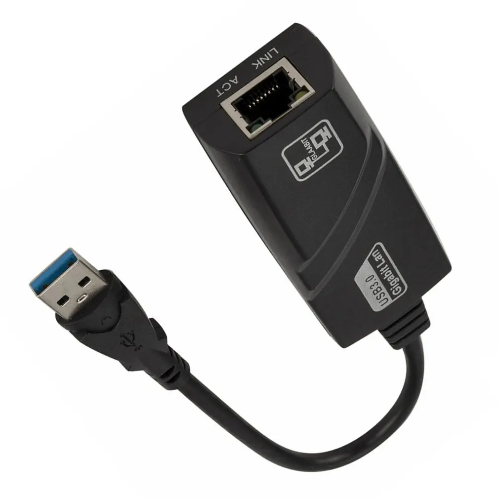 Кабелен мрежов адаптер USB 3.0, Gigabit Ethernet LAN rj-45 (10/100/1000) Mbps мрежова карта Ethernet за PC, директна доставка . ' - ' . 5