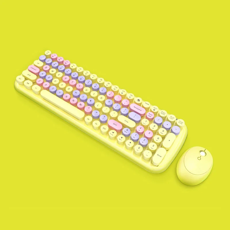детска клавиатура и мишка комбинираната Безжични клавиатура и мишка Pink Girl Сърце . ' - ' . 5