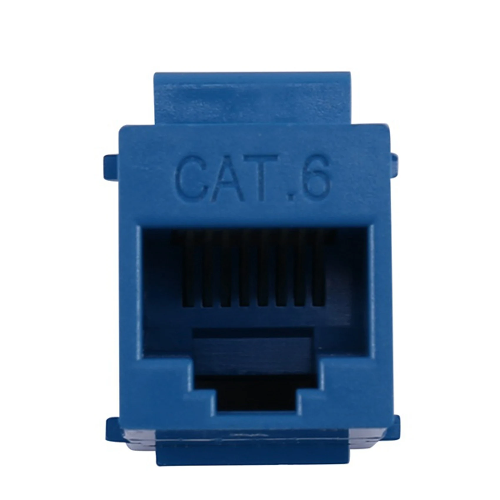 Конектор RJ-45 Keystone Jack Cat6 удължителен кабел RJ-45 Ethernet мрежова мрежа LAN конектори Cat 6 удължител удължител за захранване (син) . ' - ' . 5