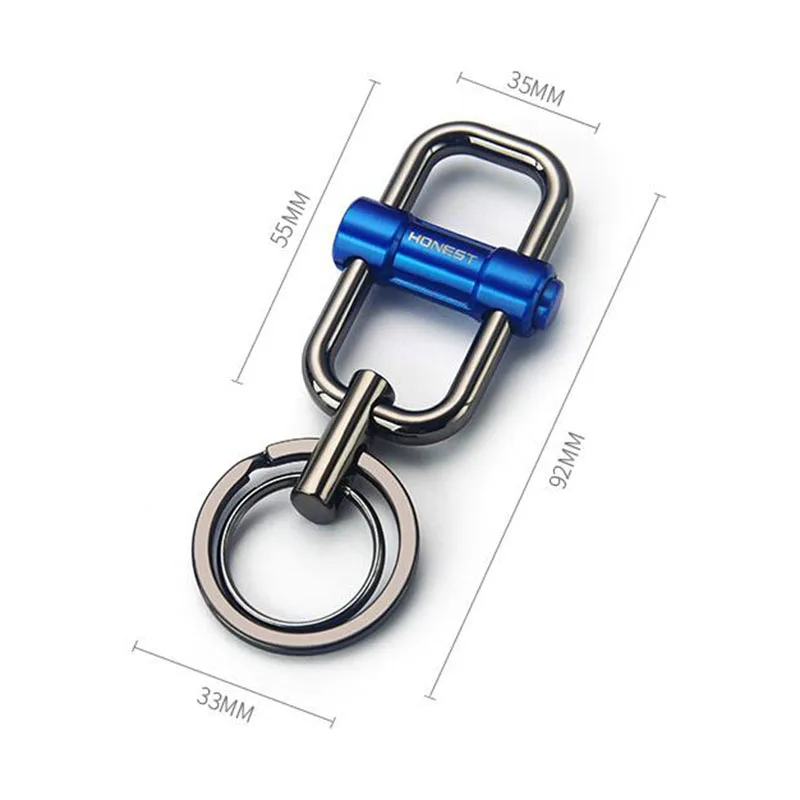 Нов популярни модерен ключодържател за мъже и жени, метална халка за ключове от кола, малка изискана окачване K5040 . ' - ' . 5
