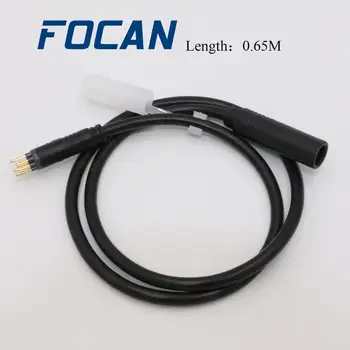 FOCAN 9Pin EBike Конектор за свързване на мотора към конектора удължителен кабел на двигателя Кабели на двигателя за замяна на велосипеда на аксесоар за электровелосипеда