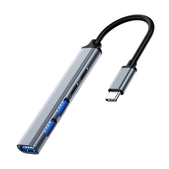 5-Портов хъб Type C USB 3.0 2.0 PD-сплитер, аксесоари за преносими компютри macbook, удължителен кабел за мобилен телефон, адаптер за джаджи