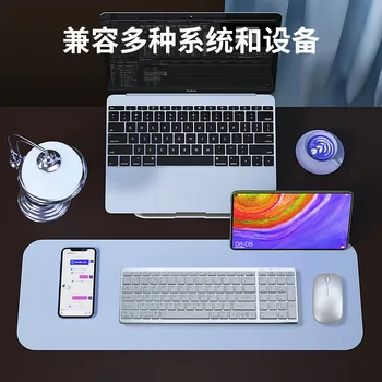 Акумулаторна безжична клавиатура едновременна връзка 4 устройства 10 м Bluetooth връзка iOS / Android / Window / Smart TV 20