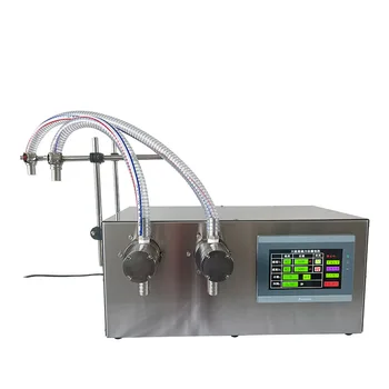 G25B-1, магнитен помпа с двойна глава, полуавтоматична машина за количествени пълнеж с течност, алкохол, хранителни масла, разтворители, тор
