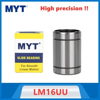 20 броя MYT точността на LM16UU 16x28x37 мм на Линеен лагер химикалка буш 16 мм за линейни рельсового прът вала с CNC части 3D принтер LM16 UU
