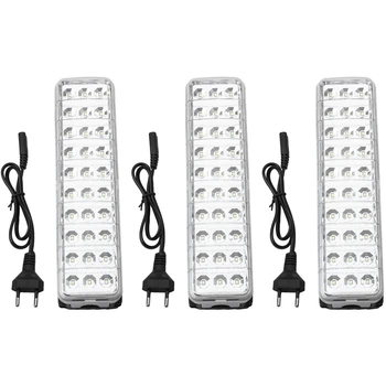 3X led фенерче за аварийно осветление Mini 30 LED 2-режимная акумулаторна лампа за аварийно осветление за дома, лагери, улица
