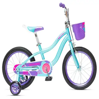 Чайка За момичета Детски велосипед с кошница, Тюркоаз и лилаво под Наем чанта на волана Пътен под наем чанта за съхранение на велосипеди Mochila de agua Мотор Скутер чанта