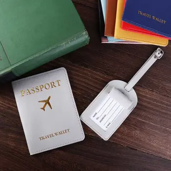 Пътни принадлежности Етикета на чантата калъф за паспортных картички багажная етикет корици за паспорти етикет за Куфар на самолета Притежател на паспорт