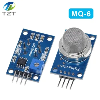TZT MQ-6 MQ6 Модул сензор за втечнен газ втечнен пропан Iso-бутан Сензор за откриване на горими газове