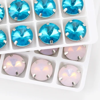 Astrobox Нов Необичаен Камък Риволи, Нокът Sew Кристали и Стъклени Кристални Камъни Свободни Мъниста САМ За Производство на Бижута От Дрехи