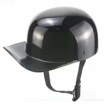 Ретро мотоциклет шлем за мъже и жени, бейзболна шапка за мотоциклети в стил ретро, полушлем, електрически велосипеди, скутери, състезател Hel H3A5