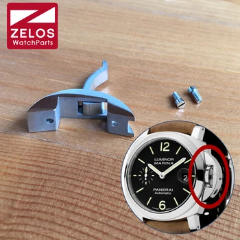 детайли за защита на часовников механизъм на главата стоманени часа за автоматични механични часовници PAM Panerai Luminor 40 мм