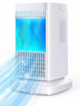 2023 Нов преносим мини-климатик, електрически вентилатор, полупроводници-хладен въздух за вътрешно домашно тихи вентилатора за охлаждане