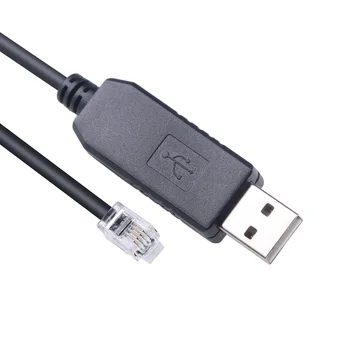 Сериен Кабел USB към RJ9 RJ10 4P4C RS232 за определяне на Ioptron iEQ30 Pro Smart EQPro ZEQ25GT ZEQ25 CEM60 CEM25P