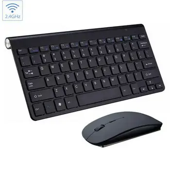 Лека клавиатура с комбинирана с мишката, мини-водоустойчив безжична клавиатура 2,4 g, удобни клавиши за КОМПЮТЪР на Apple