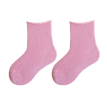 BeQeuewll/ Къси Чорапи-тръбички за деца, Чорапи с нескользящими захватами на щиколотке Ярки Цветове, Дишащи Чорапи за екипаж От 1 До 5 Години