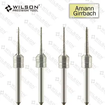 Фрезоване на боракс WILSON PRECISION TOOL са Подходящи за машини Amann Girrbach-Рязане на стъкло-Металлокерамика - Обща дължина-43 мм