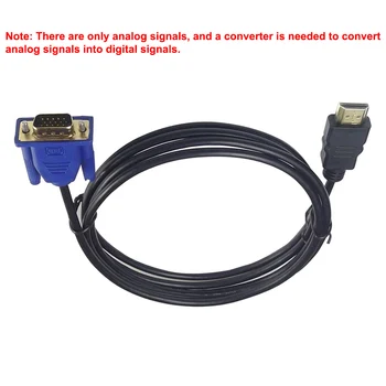 кабел конвертор 3 m, съвместим с HDMI, VGA HD, аудио кабел, USB съединители, видео адаптер, кабел за HDTV, КОМПЮТРИ, компютър, монитор за телевизор