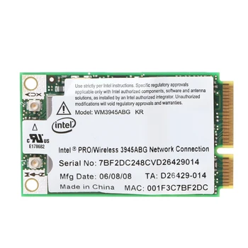 Нова безжична WIFI карта WM3945ABG Mini PCI-E 54M 802.11 A/B/G за лаптоп Dell