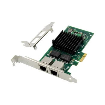 Чип I350AM2 PCI-E gigabit двоен настолен КОМПЮТЪР, кабелна мрежова карта, сървър I350-T2