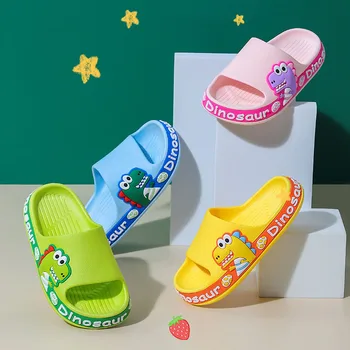 Детски чехли; детска лятна плажна обувки с анимационни герои за момичета и момчета; детски нескользящие чехли с мека подметка; детски обувки за бебета