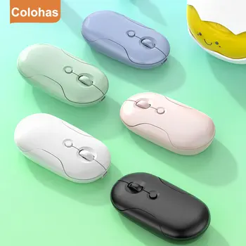 Безжична Bluetooth USB мишка Камъчето Mouse Мишка Безжична тиха мишка за PC геймър iPad, лаптоп, телефон, таблет игра Magic Mouse