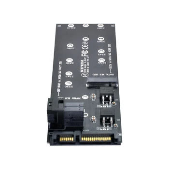 Комплект Xiwai СФФ-8643 за U2 с адаптер HD Mini SAS SSD SATA адаптор NVME PCIe NGFF M-Key