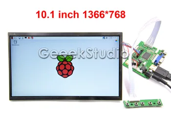 10.1-инчов 1366*768 екран LCD, TFT-монитор за Raspberry Pi 4B/3 / 2 модел B