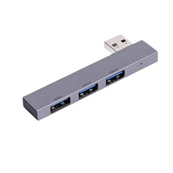 3 В 1 Универсален Компактен Мини-Докинг станция USB2.0/USB3.0, Щепсела и да Играе, Високоскоростна USB-Хъб За Компютърни Аксесоари
