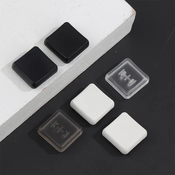 5 бр. нископрофилни капачки за комбинации Choc от ПБТ за смяна на шоколад, механична клавиатура, тънки черни на бели прозрачни капачки за комбинации Choc Fox