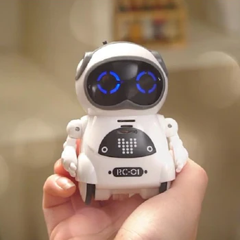 Английски 939A джобен робот, който интерактивен диалог, запис, разпознаване на реч, който пее, танцуващ, разказва история, момче, момиче, радио-управляеми играчки