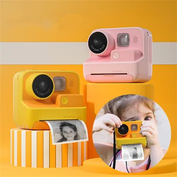 Детска камера миг печат за деца 1080p Hd видео фото камера Играчки детски камера за селфи