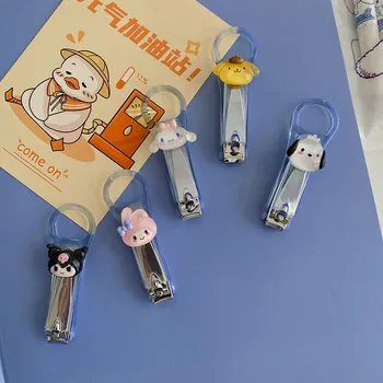 Kawaii Kuromi My Melody Cinnamoroll Pochacco Карикатура Sanrioed Аниме Серия Преносими нокторезачки от Неръждаема Стомана Подарък за Момичета