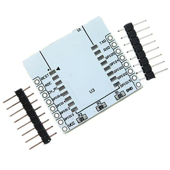 10 бр. Преходна плоча на последователен модул WIFI ESP8266 се Прилага за ESP-07, ESP-12F, ESP-12E Безжичен платка Arduino