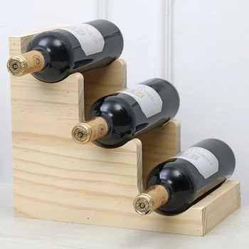 Творчески калъфи за съхранение на вино Storagewooden вино багажник за бар, кухня стойка, държач за бутилки вино, органайзер за бутилки, украса винен стеллажа