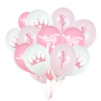 Балетные украса за парти балони 18 бр. танцови балерина балони за момичета за рожден ден, детски душ, украси за сватбени партита