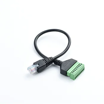 Мрежов кабел PVC стабилна прехвърляне, линия, добро качество, твърда пластмаса компютърни кабели и конектори, удължителен кабел Rj-45