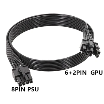 GPU 8PIN-8PIN (6 + 2) захранващ Кабел forCorsair HX1200 HX1000 HX850 HX750 GPU PCIe 8Pin 6 + 2Pin-PCIe CPU 8Pin