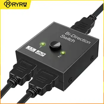 RYRA HDMI-съвместим Адаптер-сплитер 4K Превключвател KVM Двухнаправленный Switch 1x2/2x1 2-в-1 за PS4/3 TV Box Адаптер-ключ