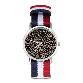 Традиционните кварцов часовник с леопардовым принтом и животните модел дамски ръчни часовници за фитнес Хит на продажбите Снимка Ежедневни часовници
