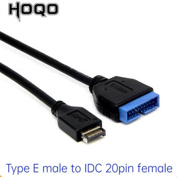USB3.1Type-E до IDC20P кабел за свързване към общедоступному компютър-удлинителю, кабел за преобразуване на дънната платка